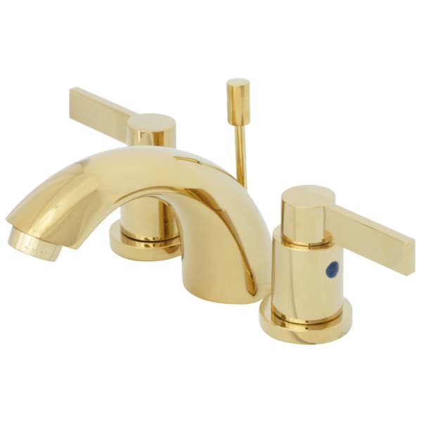 KB8952NDL Mini-Widespread Bathroom Faucet, Polished Brass
